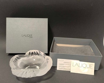 Lalique France Kristall Aschenbecher Luxus Modell Aruba