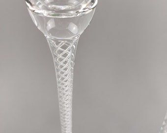 6 x verres à liqueur Air Twist ensemble de verres à pied en filigrane d'air