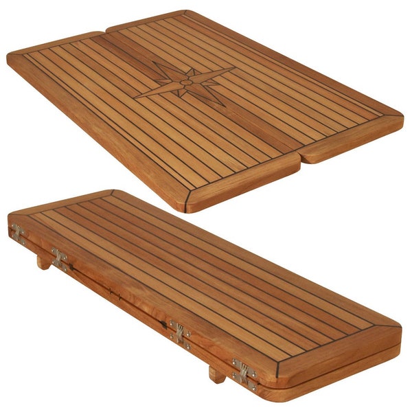 Folding Teak Boat Table Etsy
