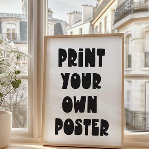 Custom Poster Printing Custom Album Poster Custom Pet Poster Personalized Poster Movie Poster Family Photo Poster Wedding Poster Custom Text
