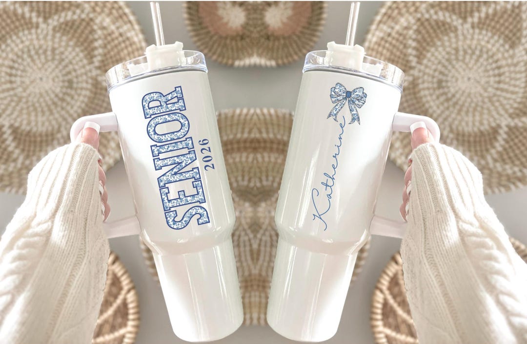 Senior 2026 Tumbler, Personalized Graduation Cup, Class of 2026 Gift ...