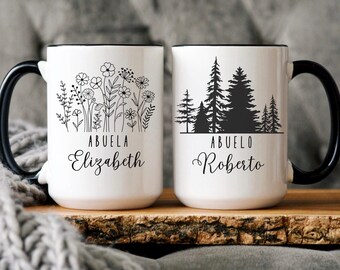 Abuela y abuelo Grandparent Baby Reveal Spanish Pregnancy Announcement Abuelitos Pregnancy anuncio de bebé Announcement Anuncio de embarazo