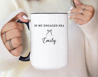 Engaged Era Mug, Custom Bride Cup, Future Mrs Mug, Engaged Gifts for Her, Bride to Be Gift, Wedding Mug, Engaged Gift,Future Mrs Gift