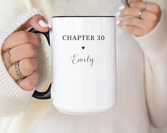 Personalized 30th Birthday Mug,Custom 30th Birthday Gift For Her, 30th Birthday Mug,30th Birthday Gift For Women,In My Thirties Era Cup Name