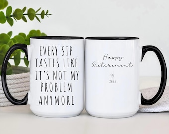 Custom Retirement Gift, Funny Retirement Gift, Retirement Gift for a Man, Retirement Gifts for Woman, Retirement Mug, Funny Retirement Gifts