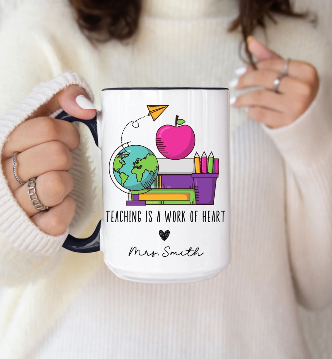 Teacher Gifts, Personalized Teacher Mug, Custom Teacher Mugs, Teacher ...