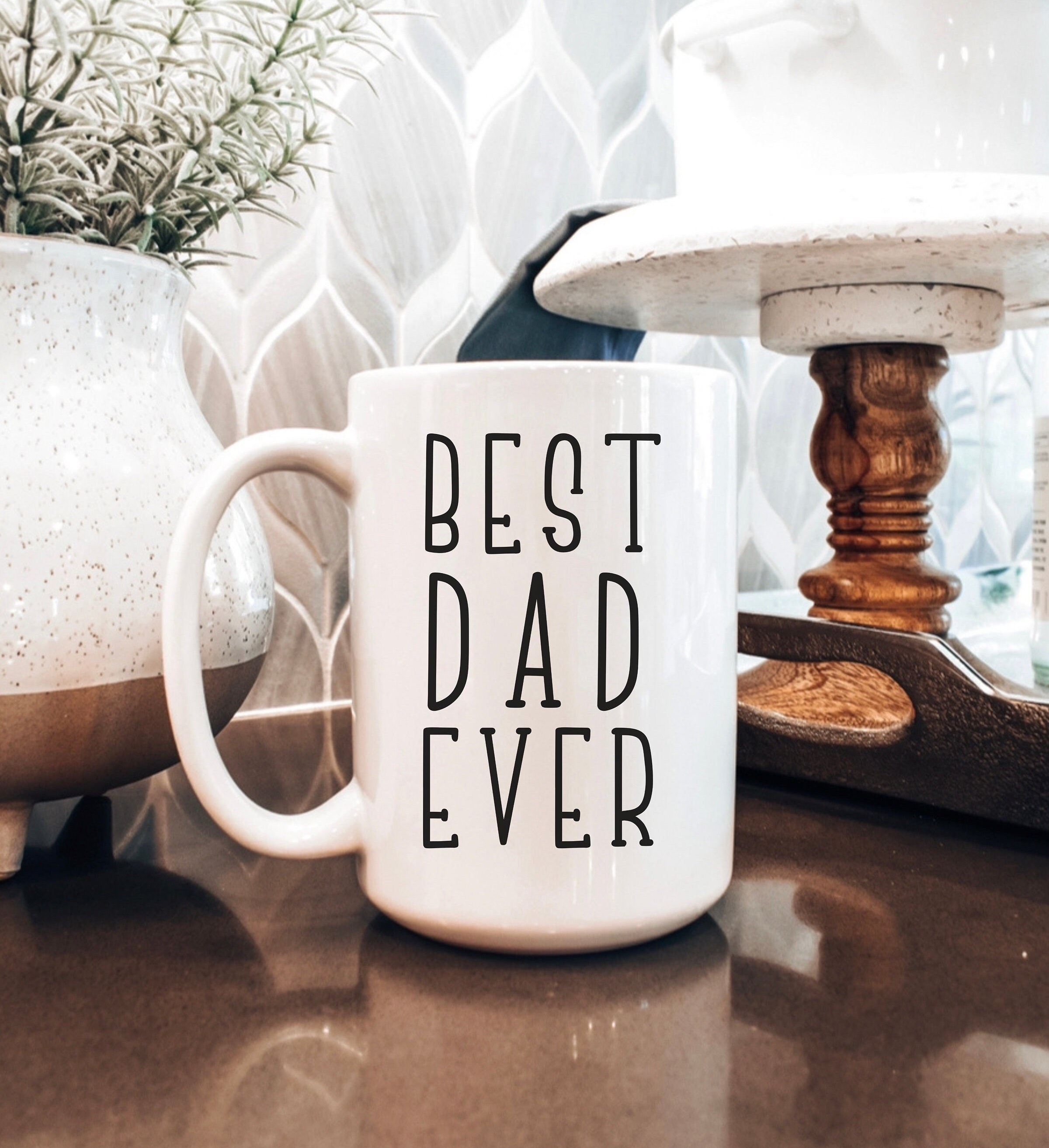 Best Dad Ever Mug, Personalized Photo Mug for Dad, Mug With Picture, Kids Photo Mug, Father