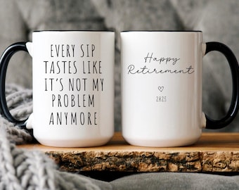 Custom Retirement Gift, Funny Retirement Gift, Retirement Gift for a Man, Retirement Gifts for Woman, Retirement Mug, Funny Retirement Gifts