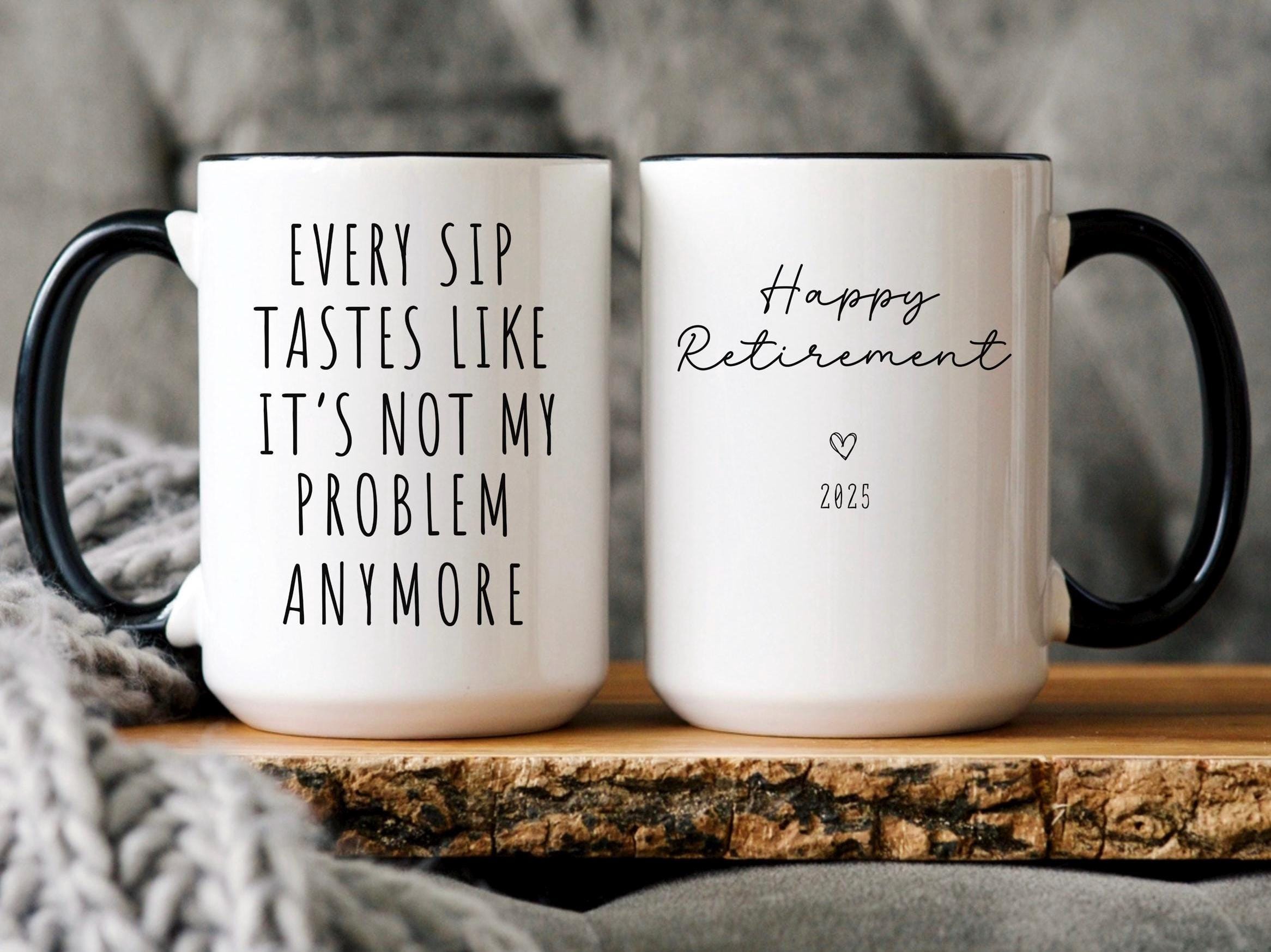 Custom Retirement Gift, Funny Retirement Gift, Retirement Gift for a Man, Retirement Gifts for Woman, Retirement Mug, Funny Retirement Gifts