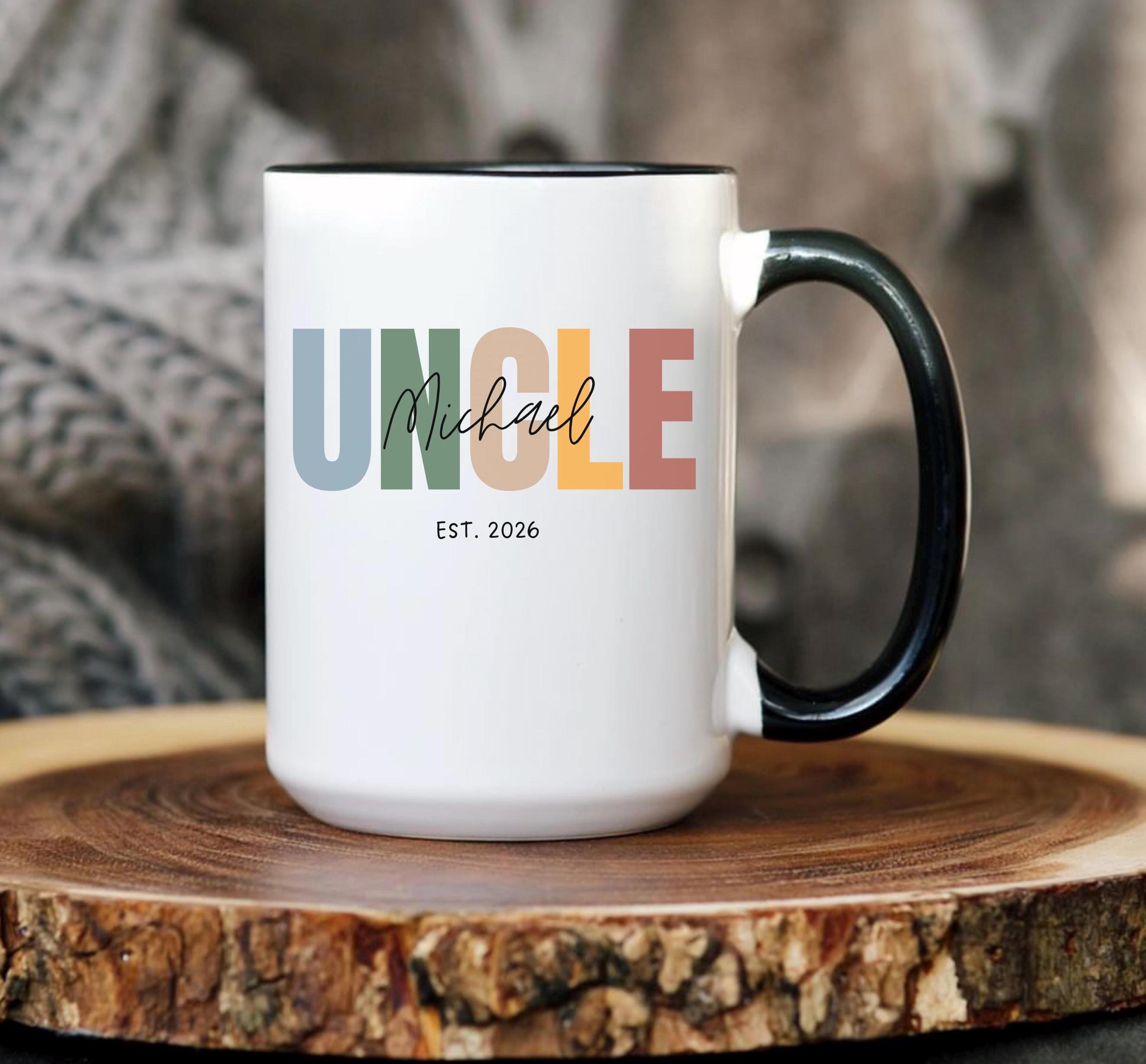 Custom Pregnancy Reveal Coffee Mug for New Aunt and Uncle Pregnancy ...