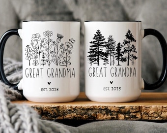 New Great Grandparents Pregnancy Announcement Gift New Great Grandma and Grandpa Mug Gift Great Grandparents To Be Baby Reveal Present