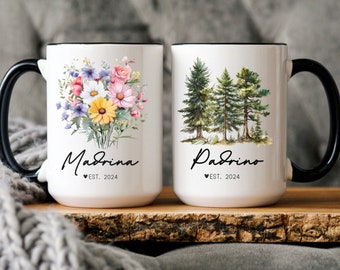 Padrinos Proposal In Spanish Bautizo, Padrino Madrina Gift, Baptism Gift, Custom Padrinos Gift, Godparents Proposal Gift in Spanish