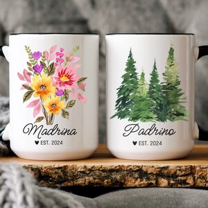 Padrinos Proposal In Spanish Bautizo, Godparents Proposal Gift in Spanish, Baptism Gift, Custom Padrinos Gift, Padrino Madrina Gift