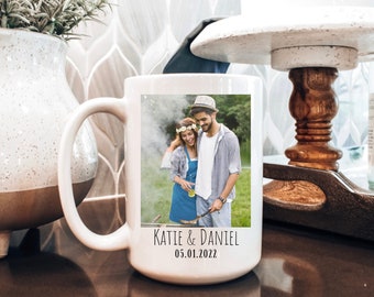Personalized Photo Coffee Mug, Photo and Text Custom Mug, Photo Mug Personalised Gift For Her, Customised Mug Photo Printed Mug Personalized