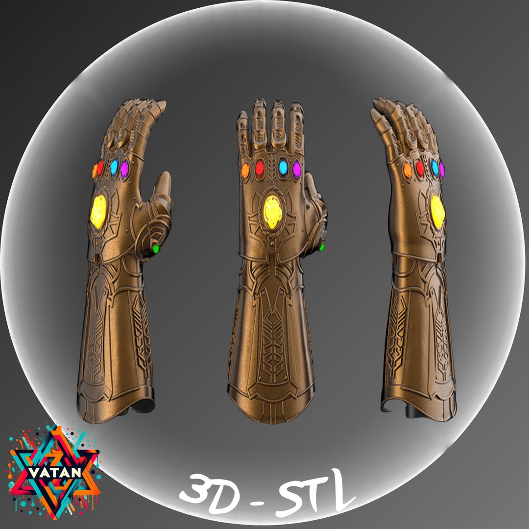 Thanos Gauntlet, 3D Printing Stl, 3D Print File Stl , 3D Stl Files ...