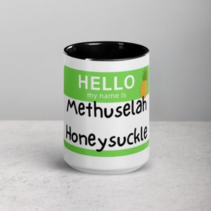 Mug surnom Psych Gus avec couleur à l&#39;intérieur
