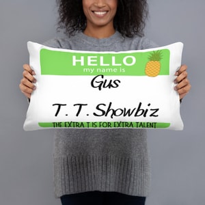Psych double-sided Gus&#39;s nicknames throw pillow (decorative pillow)