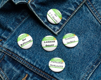 Set of Psych pin buttons (Gus Nicknames)