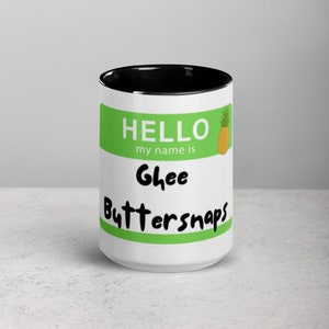 Mug surnom Psych Gus avec couleur à l&#39;intérieur