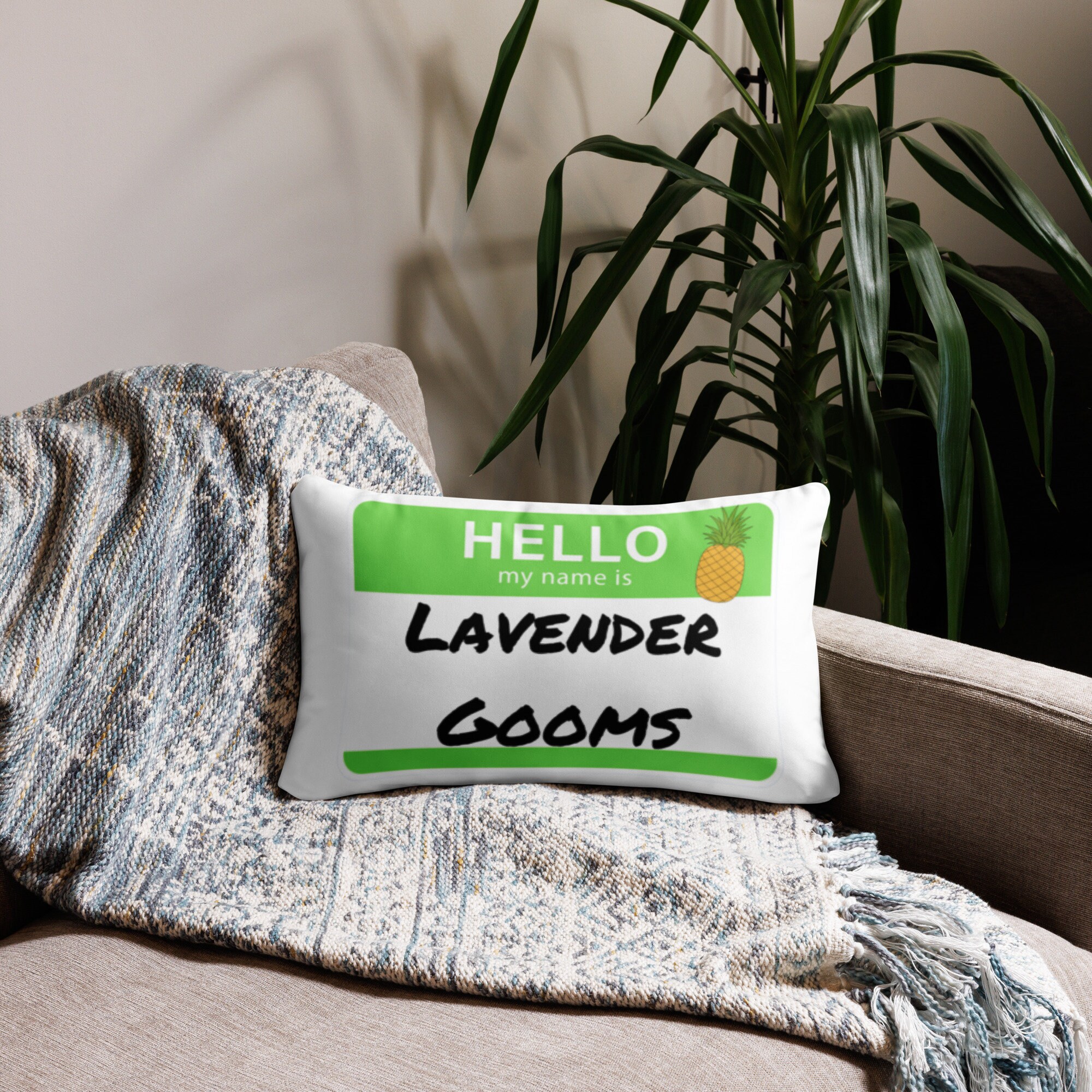 Psych Double-sided Gus's nicknames pillow (throw pillow, decorative pillow)