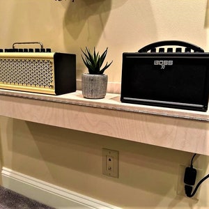 Hardwood Cable Hiding Shelf: AV Box, Cord Management