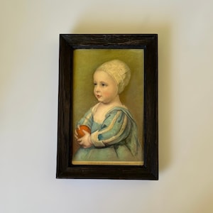 Antiker Rahmen mit Bild: Druck von Figlio Di Carlo I. D’Inghilterra (Sohn von Karl I von England) von Anton Antony Van Dyck