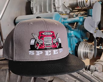 Gorra bordada SPEED Hat Co. Deuce Coupe: gorra de automovilismo hecha a mano, accesorio para carreras