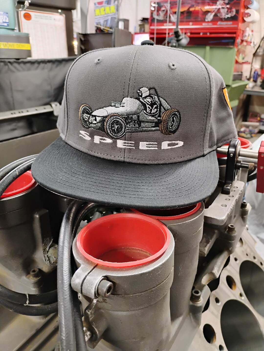 Embroidered SPEED Hat Co. Sprinter – Handmade Motorsports Cap, Racing ...