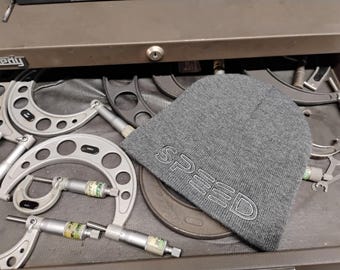 Gorro de calavera bordado de SPEED Hat Co. – Gorro de carreras hecho a mano