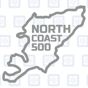 North Coast 500 NC500 Vinyl Decal