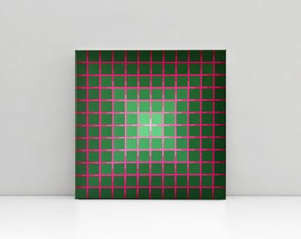 FRACTURE - Geometric Hard-Edge Acrylic Art on Canvas