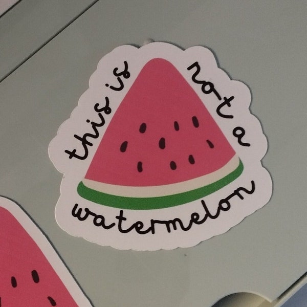 Watermelon Stickers Palestine Stickers Watermelon Bumper Sticker Watermelon Heart Decal - Watermelon Pin Watermelon Bracelet Watermelon Mug