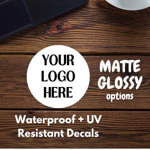 Benutzerdefinierte Aufkleber Druck Service Personalisierte sterben geschnittene wasserdichte Vinyl Abziehbilder für Geschäft Runde Business Logo Etiketten für Küche Organizer