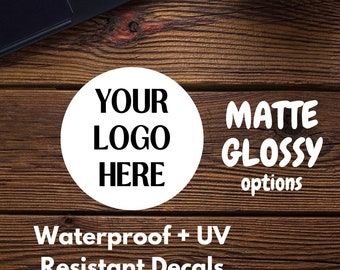 Custom Sticker Printing Service Personalized Die Cut Waterproof Vinyl Decals for Business Round Business Logo Labels for Kitchen Organiser