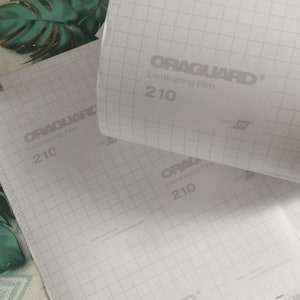 Oraguard 210 Laminating Sheet Transparent Gloss Matt A4 Sheets Cricut Sticker Laminating Film Sheet UV Resistant Laminate Splashproof image 1