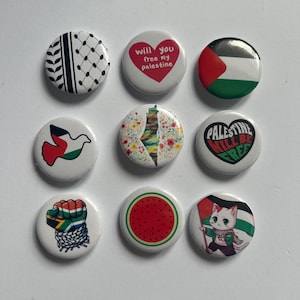 Palestine Flag Pin - % Proceeds Donated to Palestinian Charity - Show Your Solidarity and Support with these Pro Palestine Pins