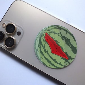 Watermelon Stickers for Palestine - Glossy Watermelon Decal for Laptop, Car Bumper, Water Bottle – Cultural Resistance, Pro Palestine Symbol