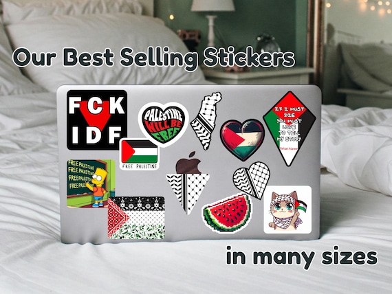 Segnalibri Bandiera Palestinese - 5 Pezzi In Legno Con Nappe | Regalo Per Lettori