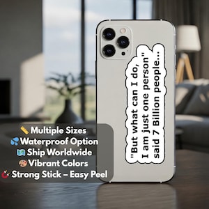 Palestine Apartheid Wall Quote Vinyl Decal - Artistic Vinyl Decal for Water Bottle, Window, Journal, Kindle – Activist Statement Sticker
