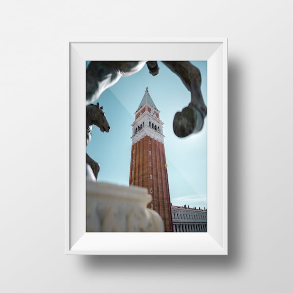 Venedig Campanile San Marco | Poster Wandbild | Reise Geschenk | Italien