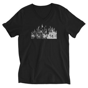 Unisex Short Sleeve V-Neck T-Shirt