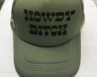 Howdy Camo Trucker Hat