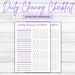 Printable Daily Cleaning Schedule Checklist, Chore Chart Checklist ...