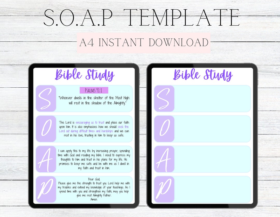 SOAP Bible Study Template Bible Passage Summary Bible Verse Summary SOAP Bible Study Template Bible Passage Summary Bible Verse Summary