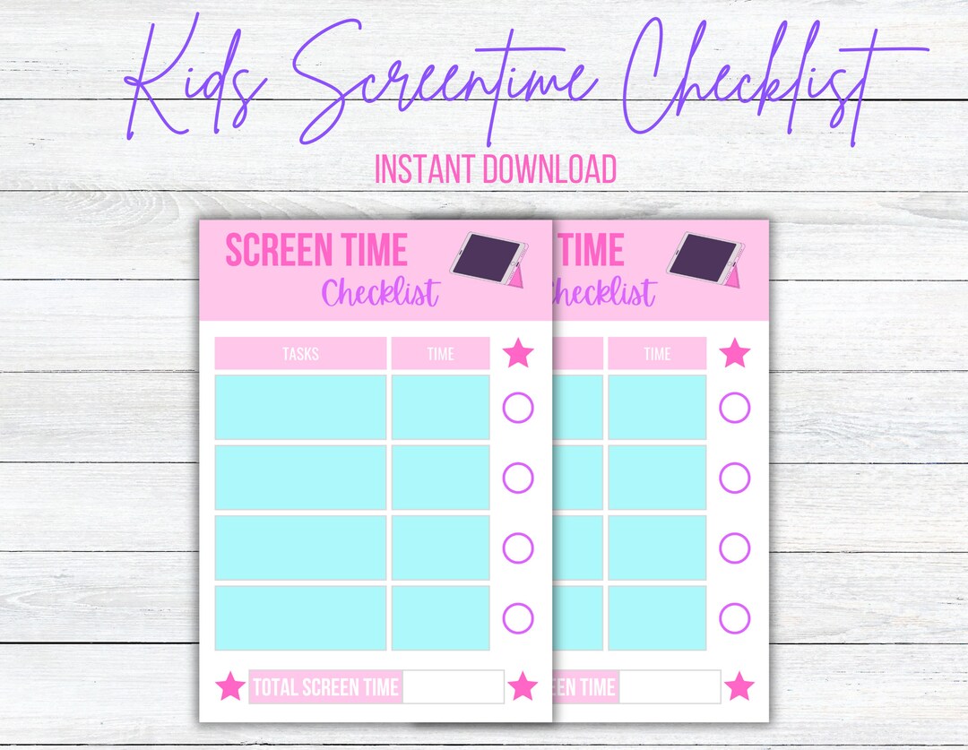 printable-screen-time-daily-checklist-weekly-summer-checklist-summer