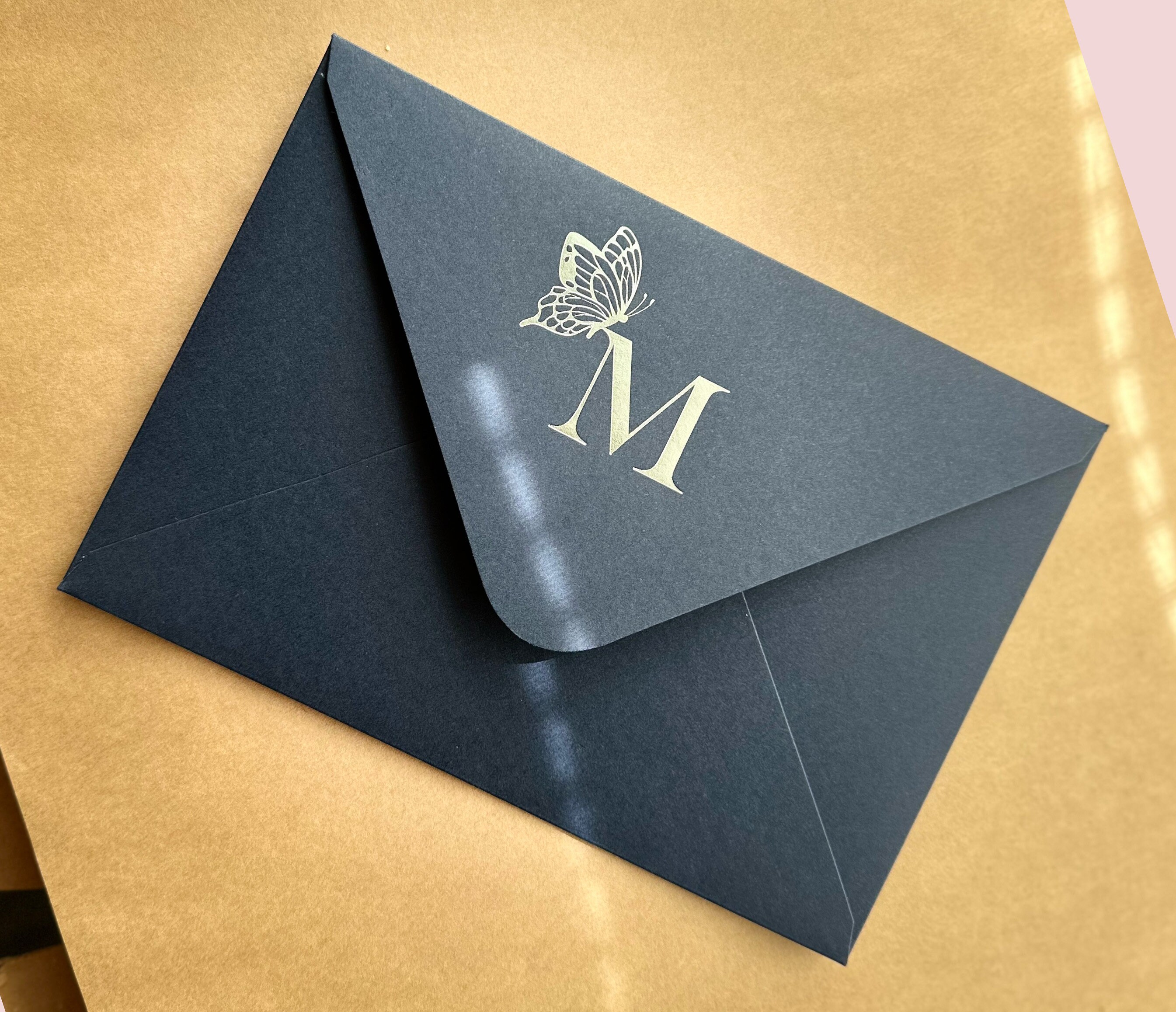 Quinceanera Envelopes Luxury Flap Envelopes With Foil Etsy