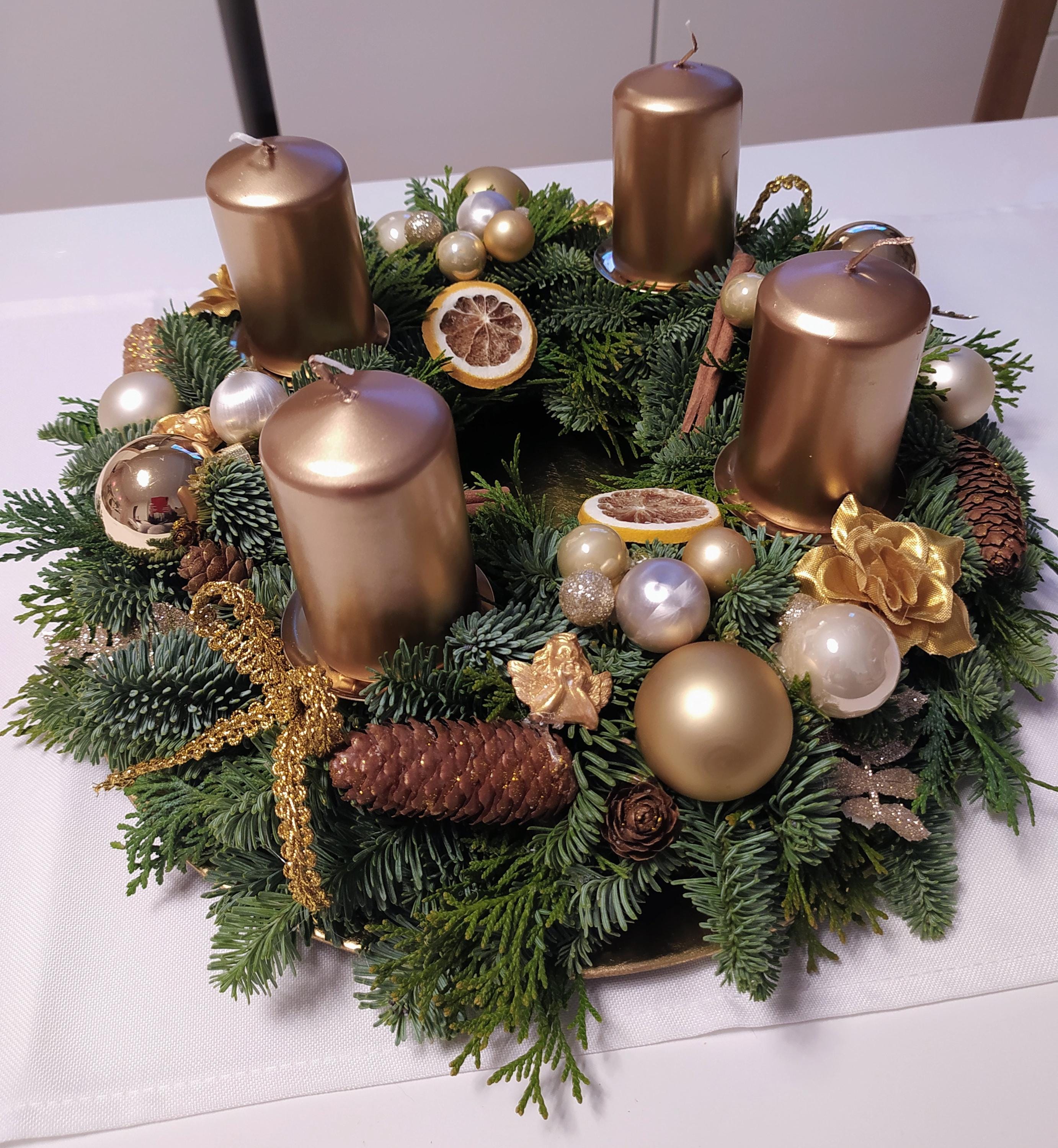 Adventskranz knstlich - Etsy.de