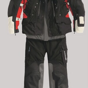 BMW Motorrad Rallye Blue Grey Motorcycle Suit Ce Armoured for Men