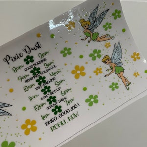 Tinker bell , Peter Pan , pixie dust , fair    UV DTF cup wrap 16 oz