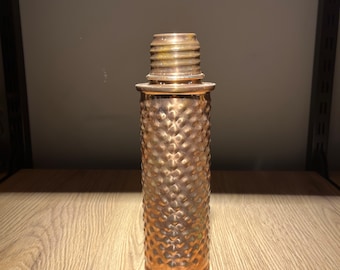 Luxe koperen flessen, ayurveda-fles, puur koperen fles, koperen beker, koperen flessenset, yogafles, koperen vaten, sportfles